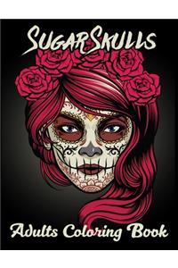 Sugar Skulls Adults Coloring Book
