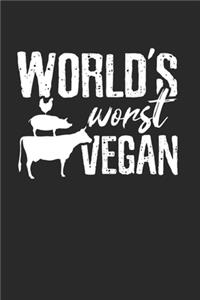 World's worst vegan meat lover Notebook