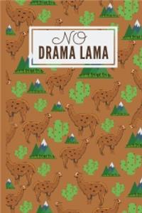 No Drama Llama Composition Notebook