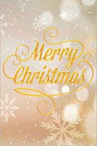Merry Christmas Notebook Journal