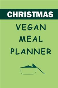 Christmas Vegan Meal Planner