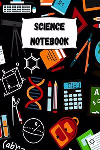 Science Notebook: Large Simple Graph Paper Notebook / Science Notebook / 120 Quad ruled 5x5 pages 8.5 x 11 / Grid Paper Notebook for Science Students