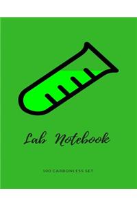 Lab Notebook 100 Carbonless Set: Chemistry Students 100 Duplicate Page Sets