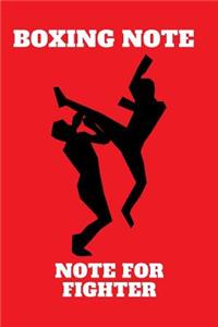 Boxing Note Thai Journal Boxing Movements Notebook Tb-02