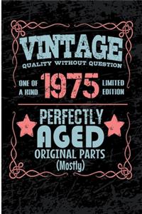Vintage Quality Without Question One of a Kind 1975 Limited Edition Perfectly Aged Original Parts Mostly