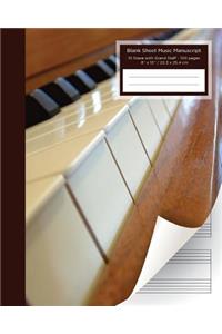 Blank Sheet Music Manuscript