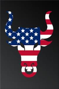American Flag Bull Head
