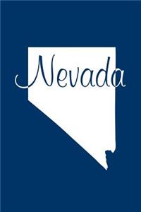 Nevada - Navy Blue Lined Notebook with Margins