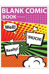 Blank Comic Book Notebook