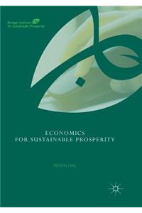 Economics for Sustainable Prosperity