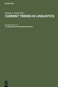 Linguistics in Sub-Saharan Africa