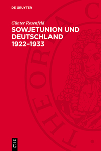 Sowjetunion Und Deutschland 1922-1933