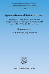 Systemkrisen Und Systemvertrauen