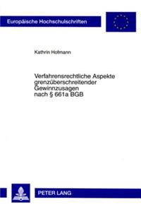 Verfahrensrechtliche Aspekte Grenzueberschreitender Gewinnzusagen Nach § 661a Bgb