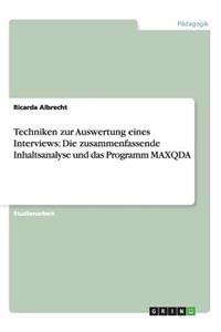 Techniken zur Auswertung eines Interviews