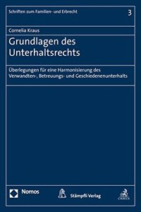 Grundlagen Des Unterhaltsrechts