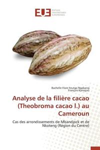 Analyse de la Filière Cacao (Theobroma Cacao L.) Au Cameroun
