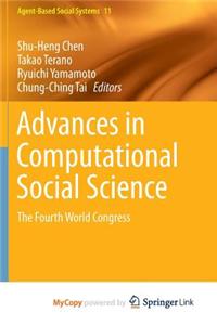 Advances in Computational Social Science