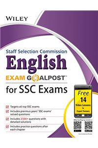 Wiley's English Exam Goalpost for Staff Selection Commision (SSC) Exams
