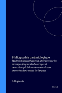 Bibliographie Parémiologique