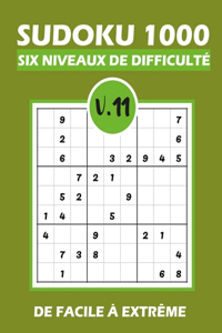SUDOKU 1000 six niveaux de difficulté Vol.11
