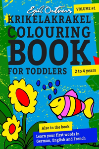 Krikelakrakel Colouring Book for Toddlers