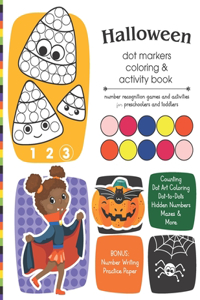Halloween Dot Markers Coloring and Activity Book