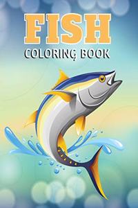 Fish Coloring Book for adults