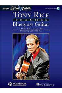 Tony Rice Teaches Bluegrass Guitar Book/Online Audio