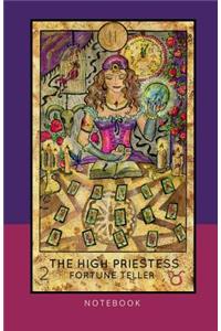 The High Priestess Tarot Card Notebook