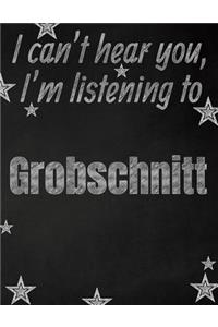 I can't hear you, I'm listening to Grobschnitt creative writing lined notebook