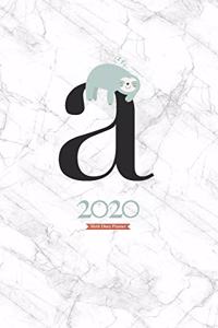 2020 Sloth Diary Planner