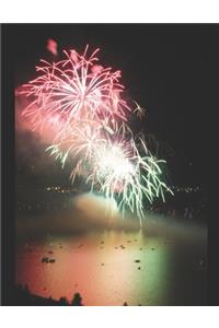 Fireworks Over Lake Tahoe Notebook