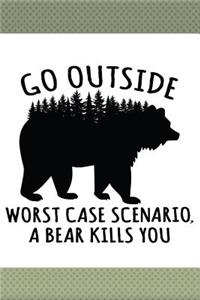 Go Outside Worst Case Scenario a Bear Kills You