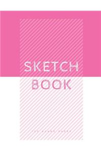 Pink and White Sketchbook