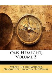 Ons Hemecht, Volume 5