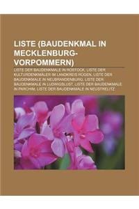 Liste (Baudenkmal in Mecklenburg-Vorpommern)