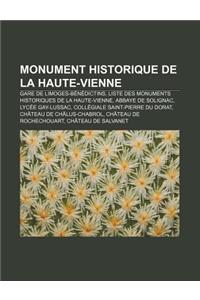 Monument Historique de La Haute-Vienne