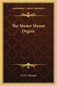 Master Mason Degree