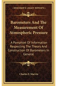 Barometers and the Measurement of Atmospheric Pressure