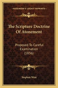 Scripture Doctrine of Atonement