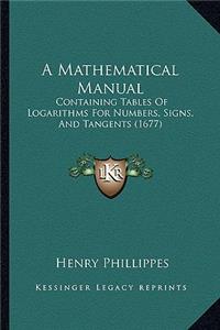 Mathematical Manual