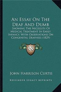 An Essay On The Deaf And Dumb