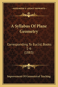 Syllabus Of Plane Geometry