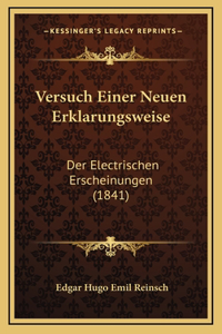 Versuch Einer Neuen Erklarungsweise