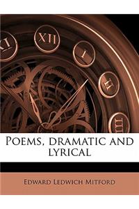 Poems, Dramatic and Lyrical