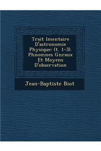 Trait� �l�mentaire D'astronomie Physique