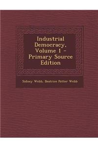 Industrial Democracy, Volume 1 - Primary Source Edition