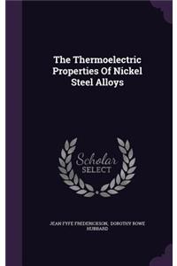 The Thermoelectric Properties Of Nickel Steel Alloys