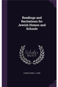 Readings and Recitations for Jewish Homes and Schools